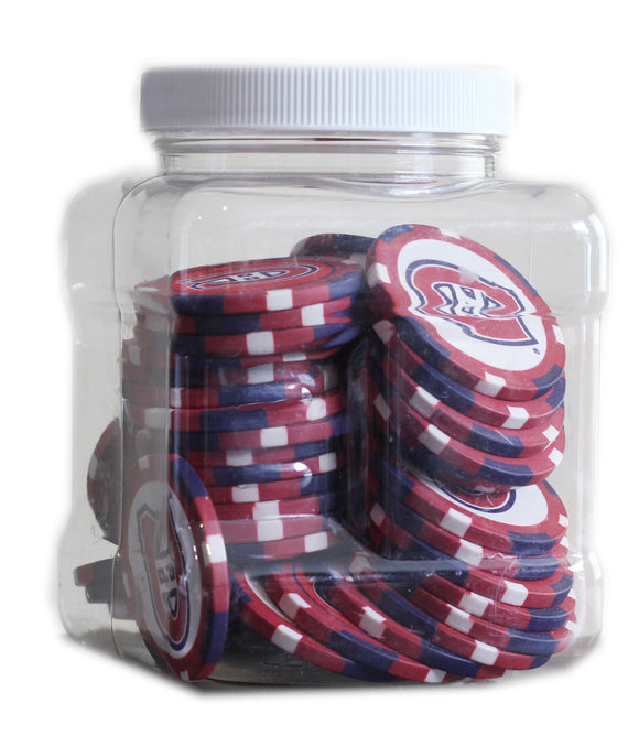 25 NHL Poker Chips Montreal Canadiens