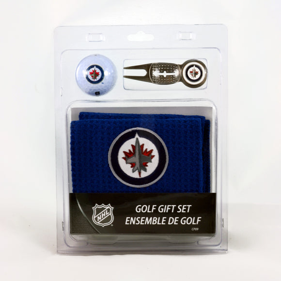 Winnipeg Jets 4 Piece Golf Gift Set
