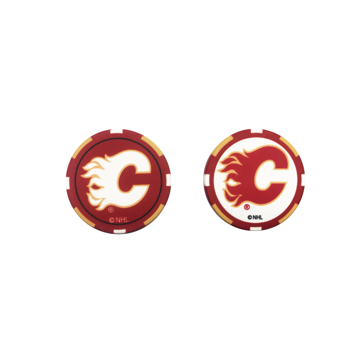 25 NHL Poker Chips Calgary Flames