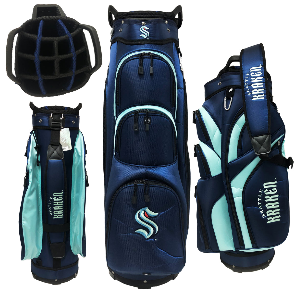 NHL Golf Cart Bag Seattle Kraken