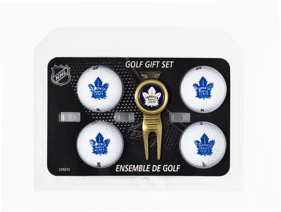 Toronto Maple Leafs Divot Tool & 4 Ball Gift Set