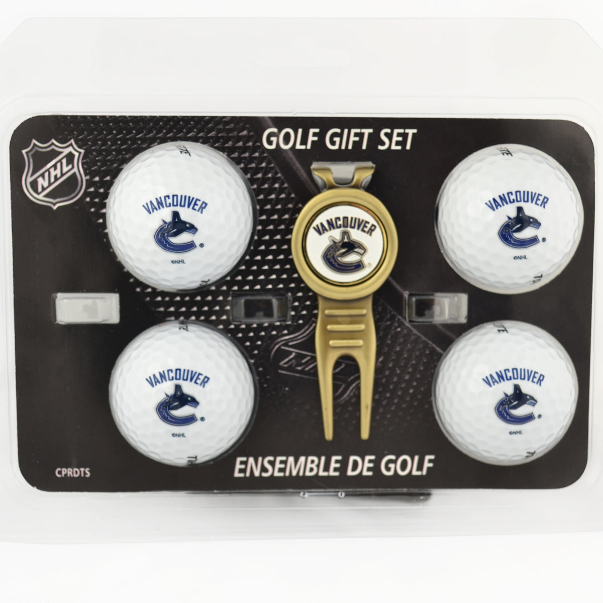Vancouver Canucks Divot Tool & 4 Ball Gift Set