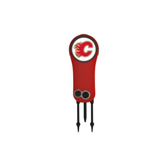 Switchblade Divot Tool & Ball Marker Calgary Flames