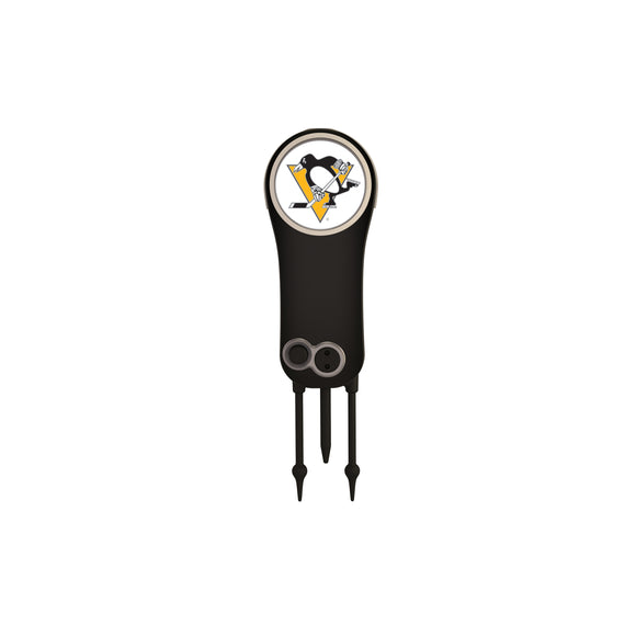 Switchblade Divot Tool & Ball Marker Pittsburgh Penguins
