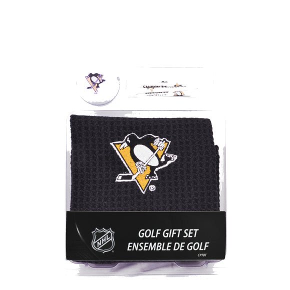 Towel, Ball, Tees Gift Set Pittsburgh Penguins