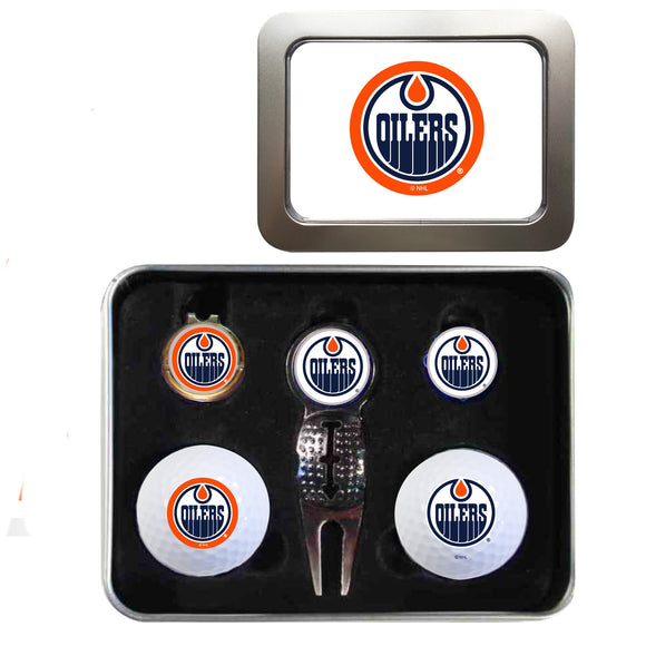 Deluxe Gift Tin Set Edmonton Oilers