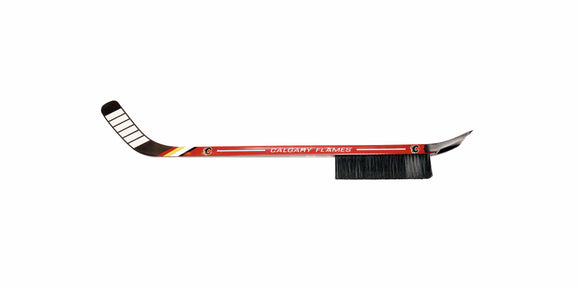 Calgary Flames Hockey Stick Winter Brush