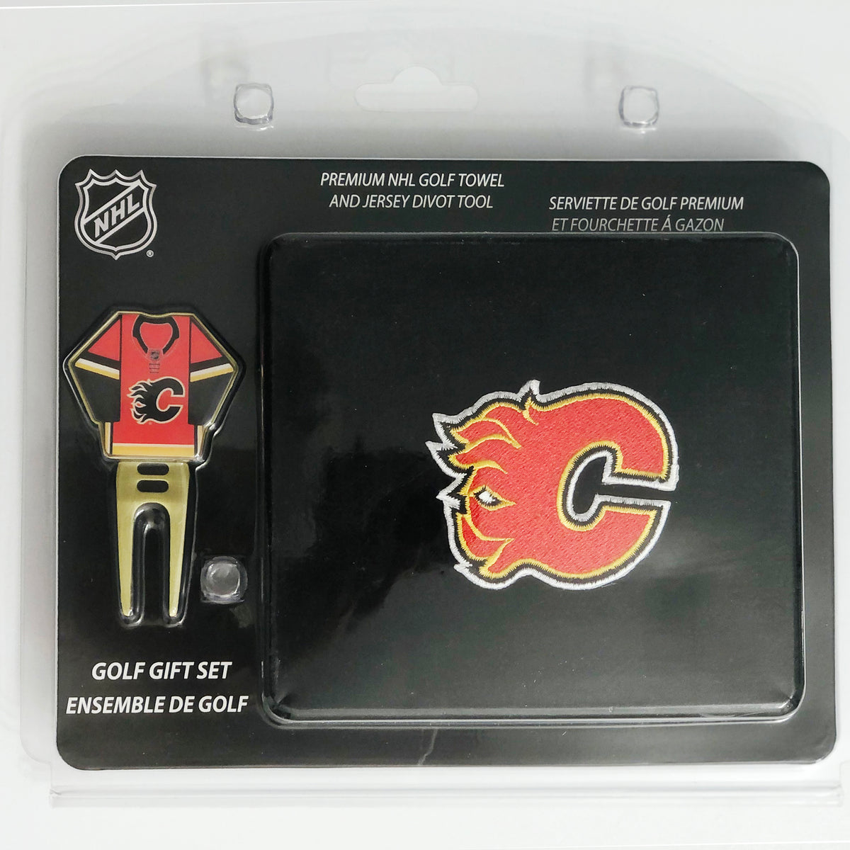 Calgary Flames 2 Piece Golf Gift Set