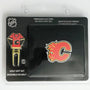 Calgary Flames 2 Piece Golf Gift Set