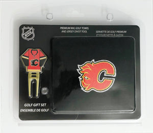 Calgary Flames 2 Piece Golf Gift Set