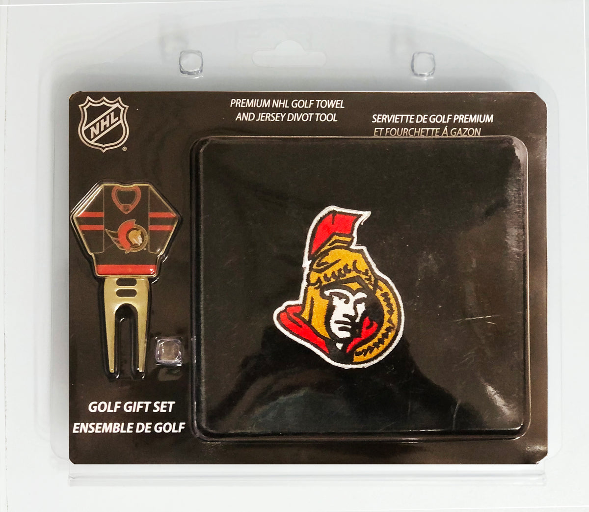 Ottawa Senators 2 Piece Golf Gift Set Hockey Golf Bags NHL Team