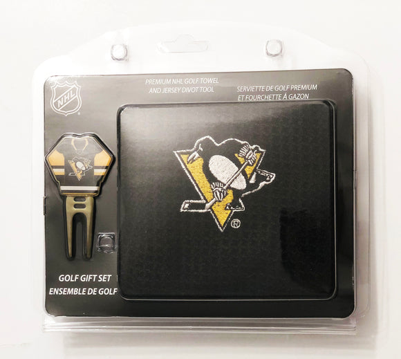 Pittsburgh Penguins 2 Piece Golf Gift Set