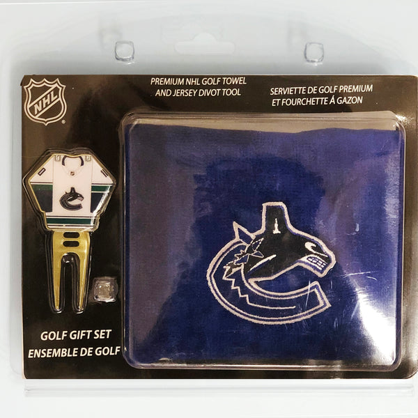 Vancouver Canucks 2 Piece Golf Gift Set