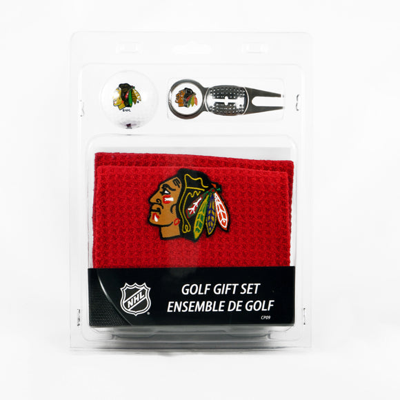 Chicago Blackhawks 4 Piece Golf Gift Set
