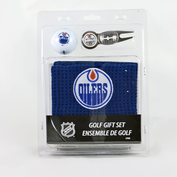 Edmonton Oilers 4 Piece Golf Gift Set