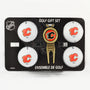 Calgary Flames Divot Tool & 4 Ball Gift Set