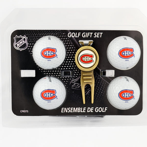 Montreal Canadiens Divot Tool & 4 Ball Gift Set
