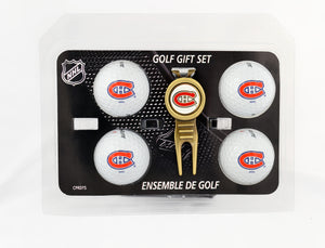 Montreal Canadiens Divot Tool & 4 Ball Gift Set